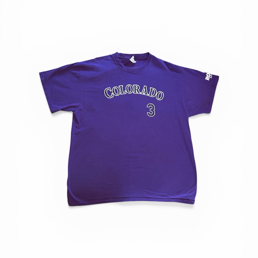 Colorado Rockies Micheal Cuddyer Jersey T-Shirt- Mens XL⚫️🟣 ⚾️